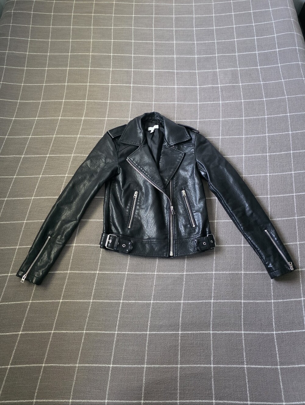 TopShop Faux Leather Vegan Moto Biker Jacket Classic